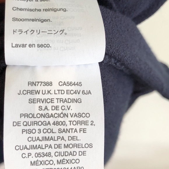 J. Crew Drapey Popover Shirt in Navy, Petite Small -  Point Sur Collection - Picture 5 of 7